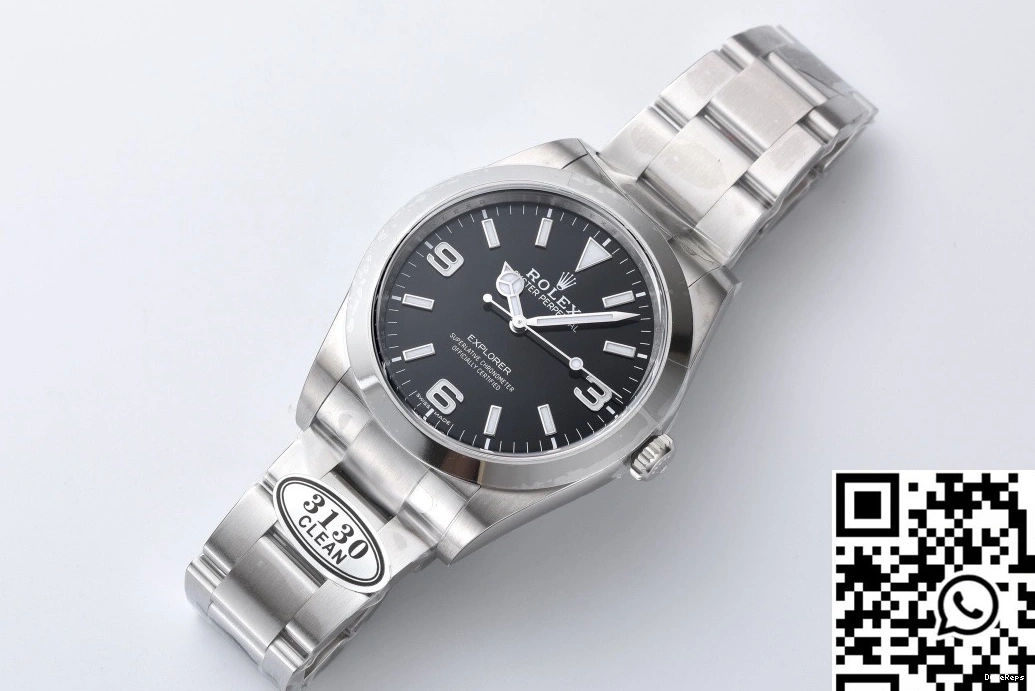 214270 Black Dial Perpetual Factory 39mm Clean Oyster Explorer Rolex 1003